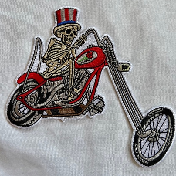 Vintage Grateful Dead Wes Lang Chopper Ride Patch - Picture 1 of 5